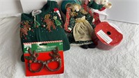 Christmas Cardigan, Novelty Glasses,Angels and