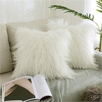 Kevin Textile Set of 2 Decorative Pillow White