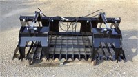 Pinnacle 74" Hydraulic Grapple Bucket Attachment