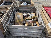 Wooden Crates of Truck Parts -