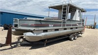 1990 29' Sun Tracker DL Pontoon Boat