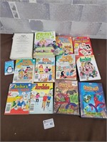 Archie Books, Spiderman dvds, and more