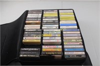 Large Assortment of Cassettes in Case