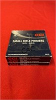 300ct CCI Small Rifle Primers No. 400