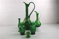 Lovely Green Glass Collection