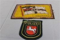 German Police Patch & German Promotional Flag