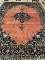 10 x 14  Old Antique Tabriz Collector Rug IRAN