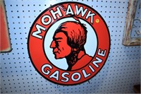 17" MOHAWK GASOLINE SIGN