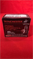 20rds Winchester 45 Colt 225gr PDX1 Defender