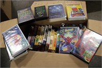 Large Box with VHS Tapes