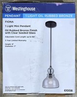 Westinghouse 1-Light Pendant Oil-Rubbed Bronze