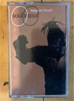 Soul II Soul Keep on Movin' Cassette Tape 1989