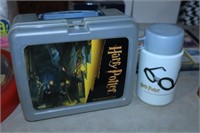 VINTAGE HARRY POTTER LUNCH BOX W/ THERMOS