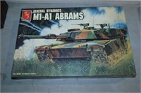 AMT ERTL 1/35 SCALE M1-A1 ABRAMS MODEL KIT - NOS