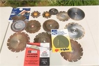 Used Saw Blade Lot - Mostly 9" or Smaller