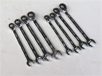 Craftsman Set of 8 Ratchet / Open Box Wrenches