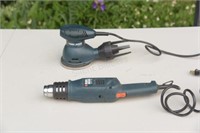 Black & Decker Orbital Palm Sander and Heat Gun