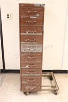 10 Drawer Metal File Cabinet