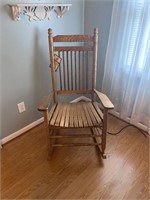 Cracker Barrel, adult slat, rocking chair