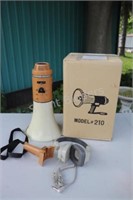 JEC Model 210 Bullhorn In Box with Headset