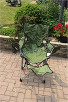 Foldable Sports / Camping Chair with Ottoman