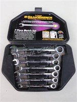 Set - 7 GearWrench Metric Ratchet Wrenches in Case