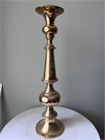 Tall brass vintage candle holder