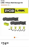 LINK 7pc wall storage kit