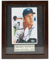 Yankee Great Mickey Mantle Signed Photo