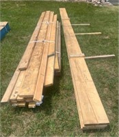 (3) 11.5" x 1.5" x 20' Boards, and Assorted 2"x4"