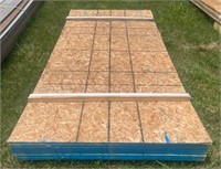 (15) 4ft x 8ft OSB Sheets. Note: Located