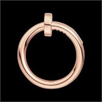 18K Rose Gold Cartier Juste Un Clou Ring