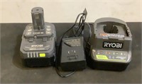 Ryobi 18V Battery and Charger