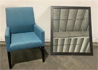 Accent Chair and Mirror