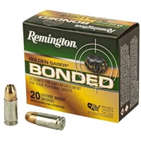 (20rds) Remington Bonded 40 S&W 165gr BJHP Ammo