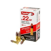 (50RDS) AGUILA .22CAL SUPER HOLLOW POINT AMMO