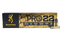 (100RDS) BROWNING PRO 22 .22CAL LR AMMO