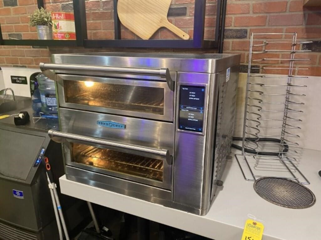 TURBO CHEF GLASS OVEN WITH 2 DOORS