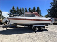1977 Reinell 227 Boat w/ Trailer, Non-Operable