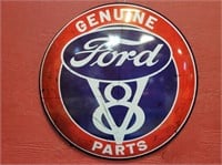 16” Ford V8 Button