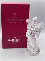 WATERFORD CRYSTAL THE NATIVITY CRYSTAL ANGEL HARP