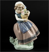 Lladro Spring Is Here Girl 5223 Figurine Gloss