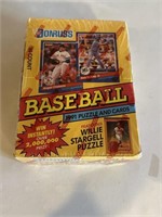 Sealed 1991 Donruss Baseball Series 1 Hobby Box