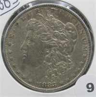 1883 Morgan Silver Dollar.