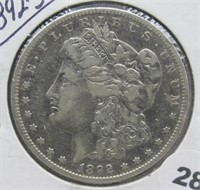 1892-S Morgan Silver Dollar.