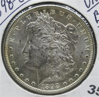 1898-O UNC Morgan Silver Dollar.