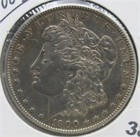 1900-S Morgan Silver Dollar.