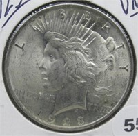 1923 UNC Peace Silver Dollar.