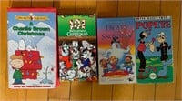 Children Movies VHS Tapes. Popeye, Charlie Brown