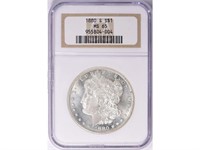 1880-S Morgan Silver Dollar NGC MS-65